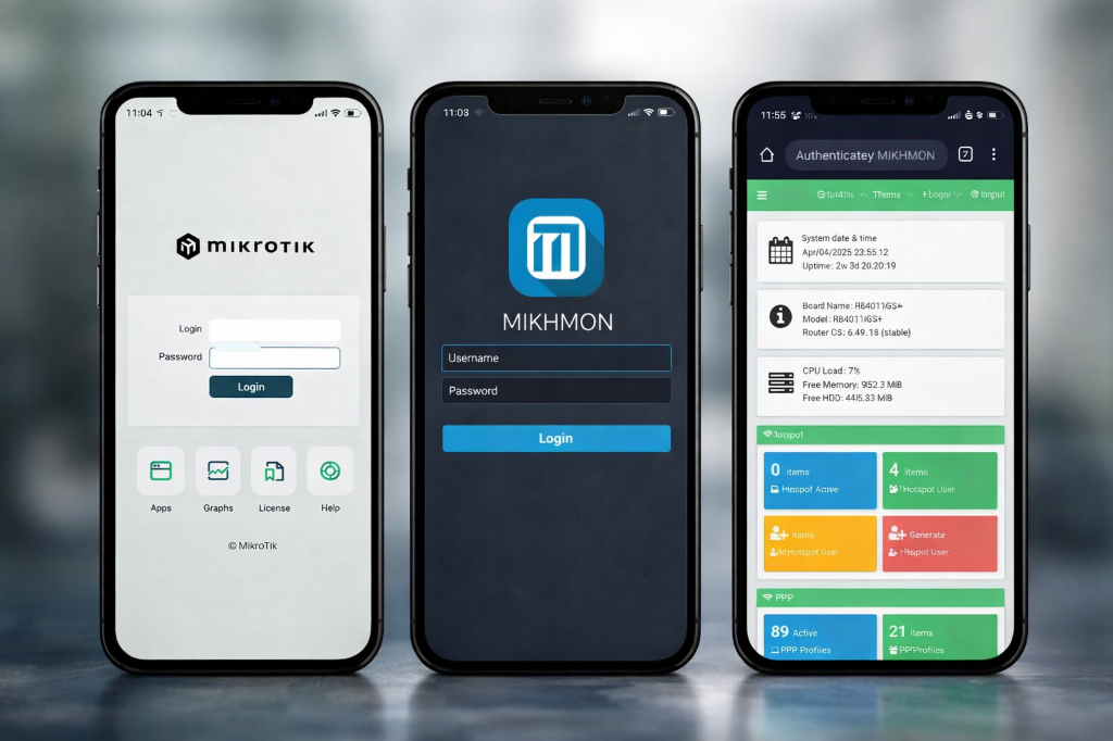 Control Mobile Mikrotik